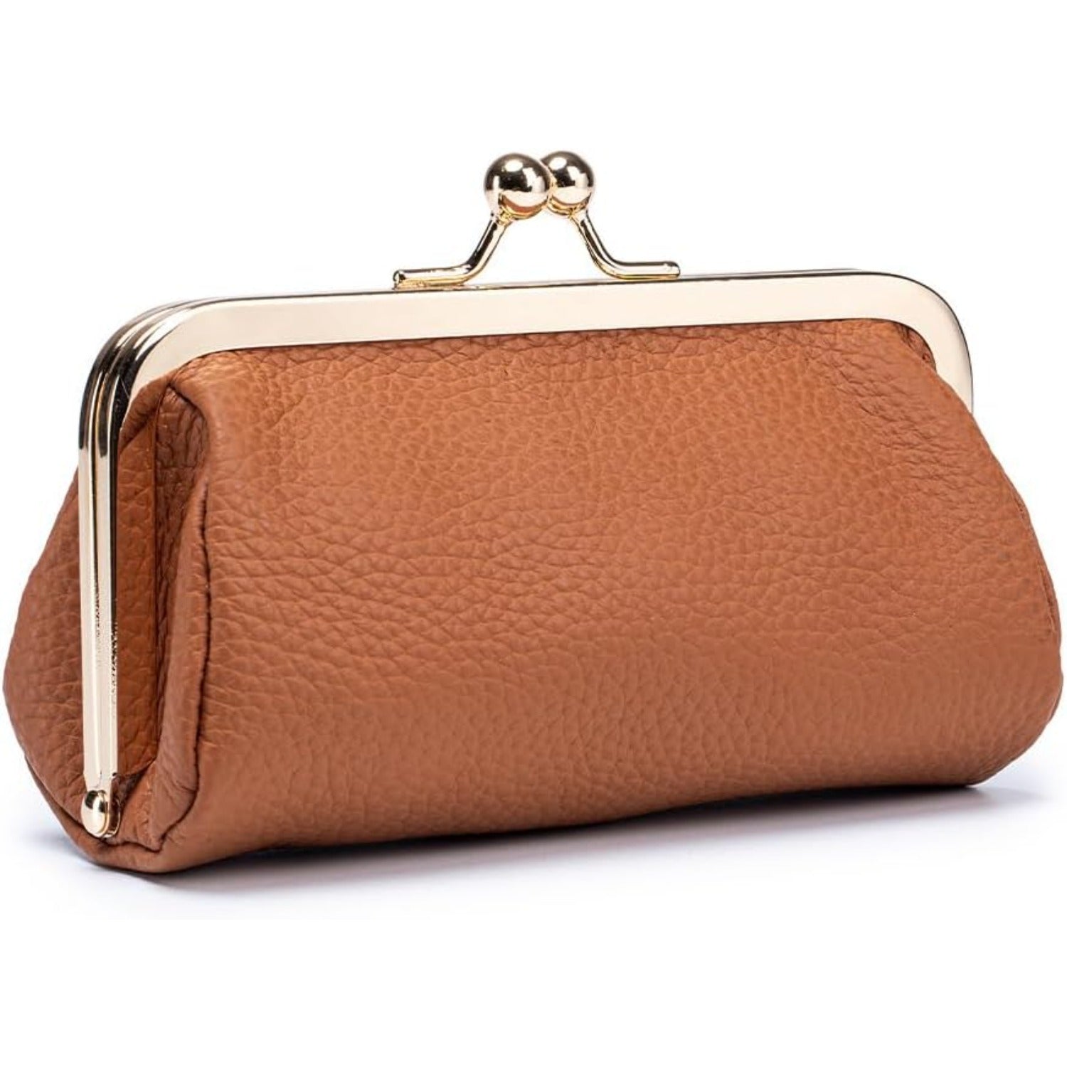 Genuine Leather Makeup Bag with Mirror